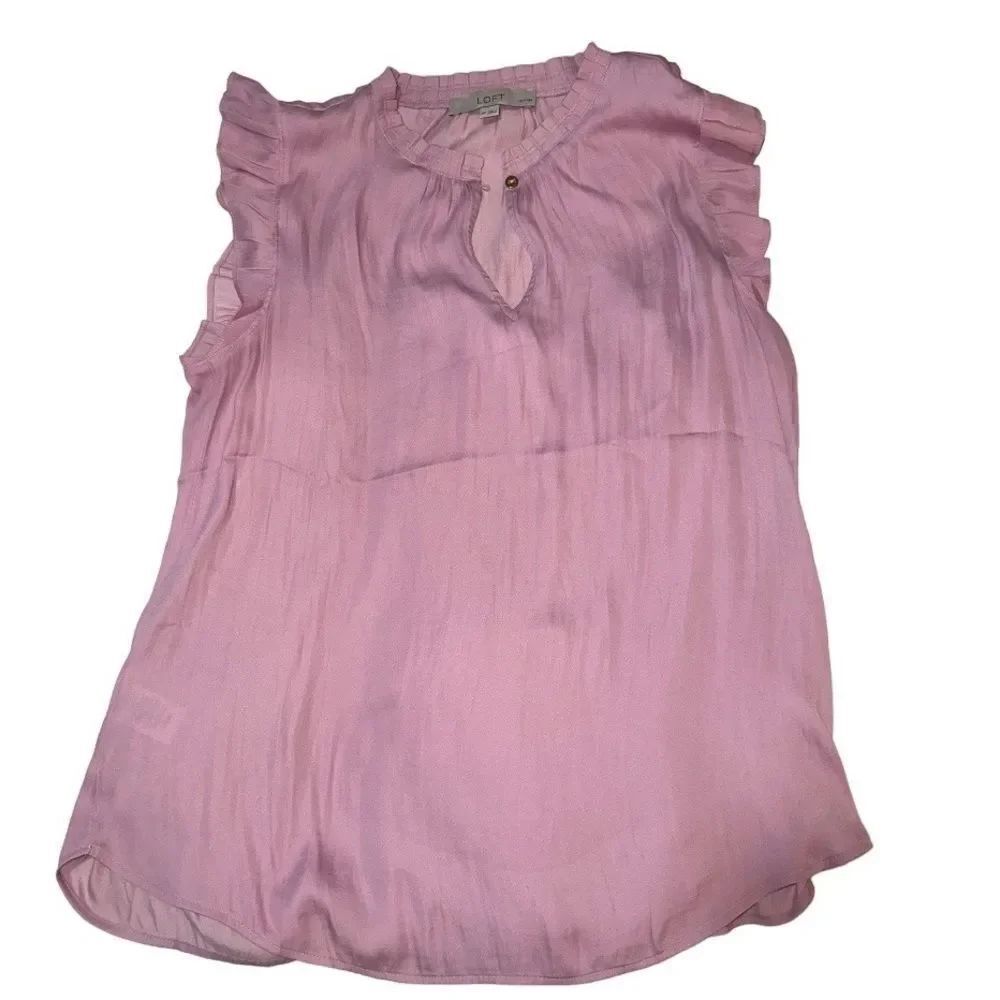 Loft pink blouse 